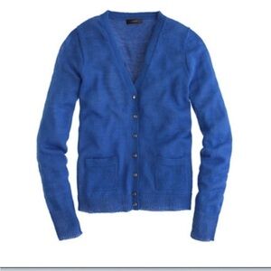 J. Crew Bling Button Alpaca Merino Cardigan